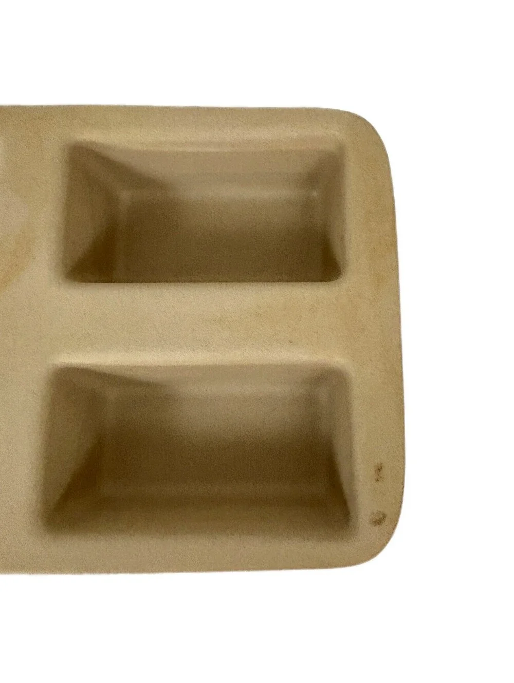 Pampered Chef 1418 Stoneware 4 Mini Loaf Pan 15X8 Family Heritage Baking Stone